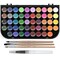 Watercolor Paint Set, 48 Water Colors Kit with 3 Squirrel Brushes, Palette, Watercolor Pen, Non-toxic Painting Supplies for Kids, Adults, Students, Beginners and Artists